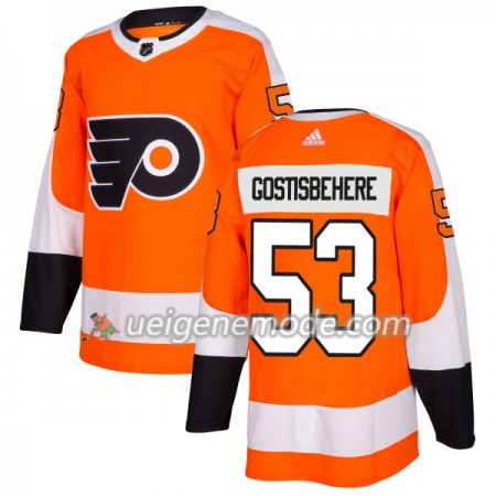 Herren Eishockey Philadelphia Flyers Trikot Shayne Gostisbehere 53 Adidas 2017-2018 Orange Authentic